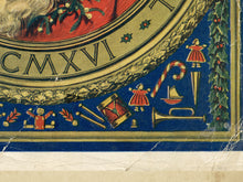 Load image into Gallery viewer, 1916 St. Nicholas Christmas Poster – Vintage Antique Santa Claus Holiday Wall Art Print