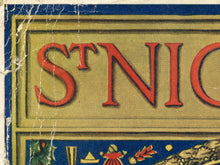 Load image into Gallery viewer, 1916 St. Nicholas Christmas Poster – Vintage Antique Santa Claus Holiday Wall Art Print