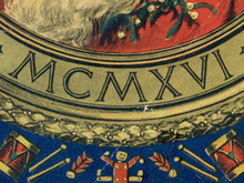 Load image into Gallery viewer, 1916 St. Nicholas Christmas Poster – Vintage Antique Santa Claus Holiday Wall Art Print