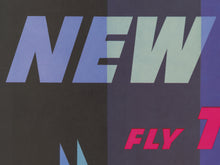 Load image into Gallery viewer, Mid-Century New York Air Travel POSTER! (up to 24 x 36) - Vintage - City - Airline - Flight - Visit