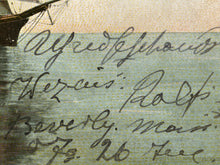 Load image into Gallery viewer, 1907 Sailing Ship Postcard POSTER! (up to 24 x 36) - Antique - Vintage - Nautical - Coastal