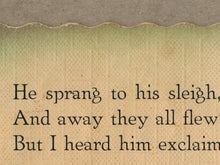 Load image into Gallery viewer, 1953 Night Before Christmas Book POSTER! (up to 24" x 36") - Santa Claus - Decoration - Sleigh