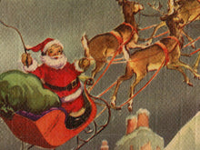 Load image into Gallery viewer, 1953 Night Before Christmas Book POSTER! (up to 24" x 36") - Santa Claus - Decoration - Sleigh