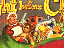 Load image into Gallery viewer, 1953 Night Before Christmas Book POSTER! (up to 24" x 36") - Santa Claus - Decoration - Chimney