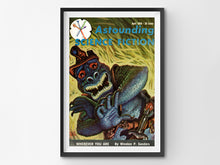 Load image into Gallery viewer, Science Fiction POSTER (up to 24x36) - April 1959 - Vintage - Space - SciFi - Lizard - Alien - Fantasy - Wizard