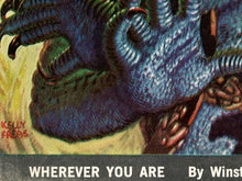 Load image into Gallery viewer, Science Fiction POSTER (up to 24x36) - April 1959 - Vintage - Space - SciFi - Lizard - Alien - Fantasy - Wizard