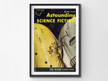Load image into Gallery viewer, Science Fiction POSTER (up to 24" x 36") August 1959 - Vintage - Space - SciFi - Spaceship