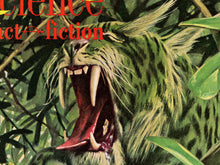 Load image into Gallery viewer, Science Fiction POSTER (up to 24x36) - June 1961 - Vintage - Leopard - Cat - Space - SciFi - Spaceship