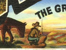 Load image into Gallery viewer, Vintage Arizona Large Letter Postcard Poster: Travel Art Print Desert Cactus