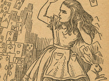 Load image into Gallery viewer, Vintage Alice In Wonderland Illustrations POSTER! (up to 24" x 36") - c. 1865 - Paper - Steampunk - Victorian - Antique - Fantasy