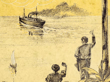 Load image into Gallery viewer, Aloha Oe Hula Music POSTER! (up to 24" x 36") - Hawaii - Vintage - Goodbye - Island - Tropical - Antique - Palm Trees