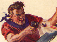 Load image into Gallery viewer, Vintage Western Scene Poster - Pulp Magazine Retro Art