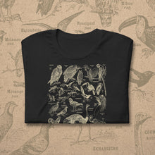 Load image into Gallery viewer, Vintage French Birds T-Shirt – Antique Ornithology Illustration Shirt