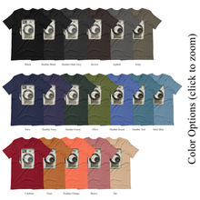 Load image into Gallery viewer, Vintage Brownie Camera Unisex T-Shirt - 1960 - Multiple Colors and Sizes - Fitted Shirt - Fashion - Photography - Film