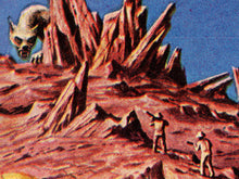 Load image into Gallery viewer, Science Fiction POSTER (up to 24x36) - March 1959 - Vintage - Space - SciFi - Construction - Mars
