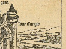 Load image into Gallery viewer, Vintage French Castle POSTER! (up to 24" x 36") - c. 1931 - Dictionary - Antique - Art - Architecture