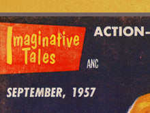 Load image into Gallery viewer, 1957 Retro Sci-Fi Woman Art Print – Bold 1950s Poster, Science Fiction – Spaceship