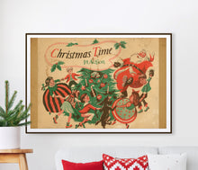Load image into Gallery viewer, 1949 Vintage Santa POSTER! (up to 24" x 36") - Decoration - Gifts - Christmas Tree