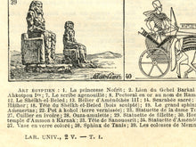 Load image into Gallery viewer, Vintage Egyptian Archaeology Illustrations POSTER! (up to 24" x 36") - c. 1906 - French Dictionary - Steampunk - Victorian - Antique - Art