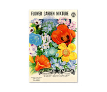 Load image into Gallery viewer, Vintage Garden Seed Packet Digital Print (multiple poster sizes)