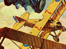 Load image into Gallery viewer, 1942 Dogfight Aviation Poster | Retro Battle Aces Airplane Warplanes Print | World War Plane