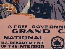 Load image into Gallery viewer, 1930's Grand Canyon Travel Poster (up to 24" x 36") - Department of Interior - Vintage - Antique - National Parks