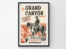 Load image into Gallery viewer, Vintage Grand Canyon POSTER! (up to 24" x 36") - 1954 - Ad - Art - Brochure - Western - Desert