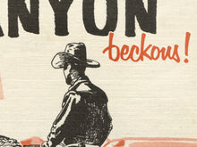 Load image into Gallery viewer, Vintage Grand Canyon POSTER! (up to 24" x 36") - 1954 - Ad - Art - Brochure - Western - Desert