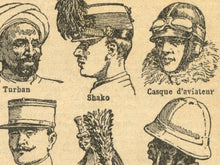 Load image into Gallery viewer, Vintage Hats & Hairstyles T-Shirt - 1931 French Dictionary Balloons Image