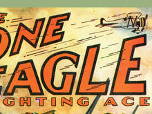 Load image into Gallery viewer, 1940 Fighting Ace Poster Print – Vintage WW2 Aviation Pulp Magazine Cover Art, Retro Airplane War Pilot Wall Decor, Military Art
