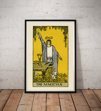 Load image into Gallery viewer, The Magician Tarot Card Poster (up to 24" x 36") - 1918 Vintage Occult Wall Art - Print