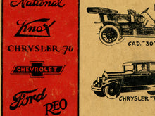 Load image into Gallery viewer, Motor History of America Poster – Antique Car History Wall Art | Classic Auto Collector Gift | Retro Garage Decor