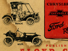 Load image into Gallery viewer, Motor History of America Poster – Antique Car History Wall Art | Classic Auto Collector Gift | Retro Garage Decor