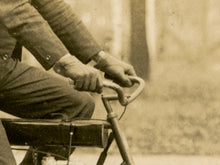 Load image into Gallery viewer, 1906 Motorcycle Photo Poster - Vintage Antique Bicycle Art Ghost