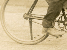 Load image into Gallery viewer, 1906 Motorcycle Photo Poster - Vintage Antique Bicycle Art Ghost
