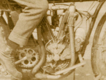 Load image into Gallery viewer, Vintage Motorcycle Wall Art – Antique Motorbike Sepia Print – Historic Biker Photo Poster – Rustic Decor – Retro Motorcycle Gifts