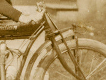 Load image into Gallery viewer, Vintage Motorcycle Wall Art – Antique Motorbike Sepia Print – Historic Biker Photo Poster – Rustic Decor – Retro Motorcycle Gifts