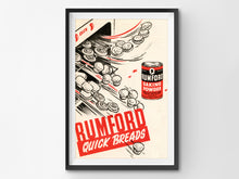 Load image into Gallery viewer, Baking Powder Vintage Ad POSTER! (up to 24" x 36") - 1940's - Kitchen - Cake - Cookies - Quick Bread - Cookbook - Antique