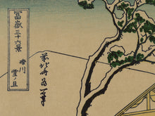 Load image into Gallery viewer, Raccoon Mario at Koishikawa Teahouse! - Original POSTER! (up to 24" x 36") - Super Mario Bros. 3 - Nintendo - Hokusai - Tail - Fuji - Japan