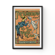 Load image into Gallery viewer, 1913 Scarecrow and Tin Wood-Man POSTER! (up to 24" x 36") - Wizard of Oz - Tinman - Baum - Wicked - Movie - Film - Book - Vintage - Antique