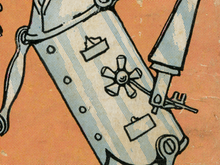 Load image into Gallery viewer, 1913 Scarecrow and Tin Wood-Man POSTER! (up to 24" x 36") - Wizard of Oz - Tinman - Baum - Wicked - Movie - Film - Book - Vintage - Antique