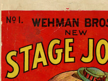 Load image into Gallery viewer, Vintage Stage Jokes Poster – Retro Comedy | Vaudeville | Actors | Theater | Comedian