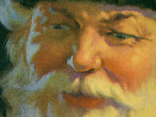 Load image into Gallery viewer, 1921 St Nicholas Magazine Poster Print: Book, Vintage Santa Claus Art, List, Painting