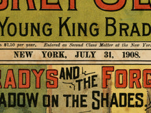 Load image into Gallery viewer, 1908 Secret Service Magazine POSTER! (up to 24" x 36") - Mystery - Detective Fiction - Drama - Art