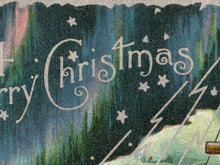 Load image into Gallery viewer, 1909 Christmas Postcard POSTER! (up to 24" x 36") - Santa Claus - North Pole - Decoration - Radio