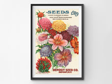 Load image into Gallery viewer, 1929 Seed Catalogue Back Cover POSTER! (up to 24" x 36") - Flowers - Decoration - Garden - Floral - Spring