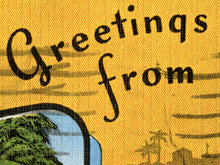 Load image into Gallery viewer, Vintage St. Petersburg Travel POSTER! - up to 24" x 36" - Large Letter Postcard - Art - Florida - Sunset - Beach - Antique