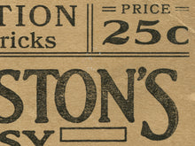Load image into Gallery viewer, 1917 Thurston's Easy Pocket Tricks POSTER! (up to 24" x 36") - Magician - Illusion - Vintage - Art - Stage - Close-Up - Sleight of Hand