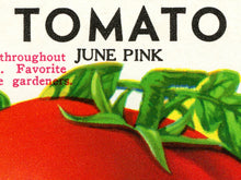 Load image into Gallery viewer, Tomato Vintage Seed Packet POSTER! (up to 24" x 36") - Kitchen - Vegetables - Garden