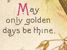 Load image into Gallery viewer, Vintage Thanksgiving Wishbone Art Print - Antique Postcard Reproduction